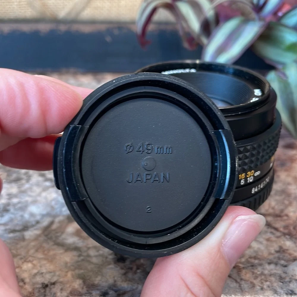 Minolta camera lense